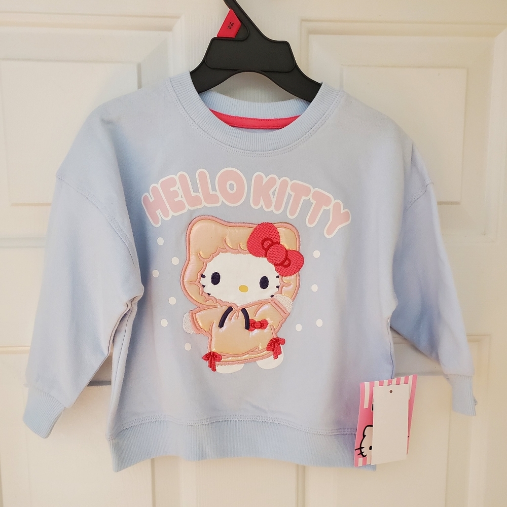 Hello Kitty 18 Mo. Light Blue Girls Sweatshirt New